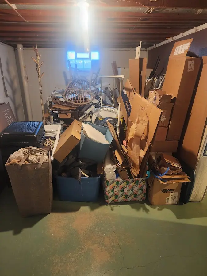 Roll-off dumpster container at job site for Construction Dumpster Rental in Patterson